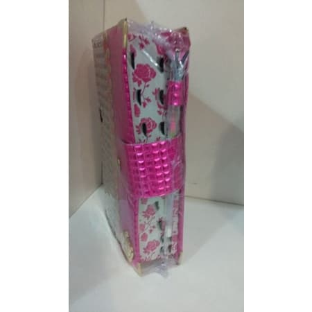 bíblia sagrada com harpa com harpa corinho cor kelpp cor rosa escuro complimento 22cm 14 de largura cm .