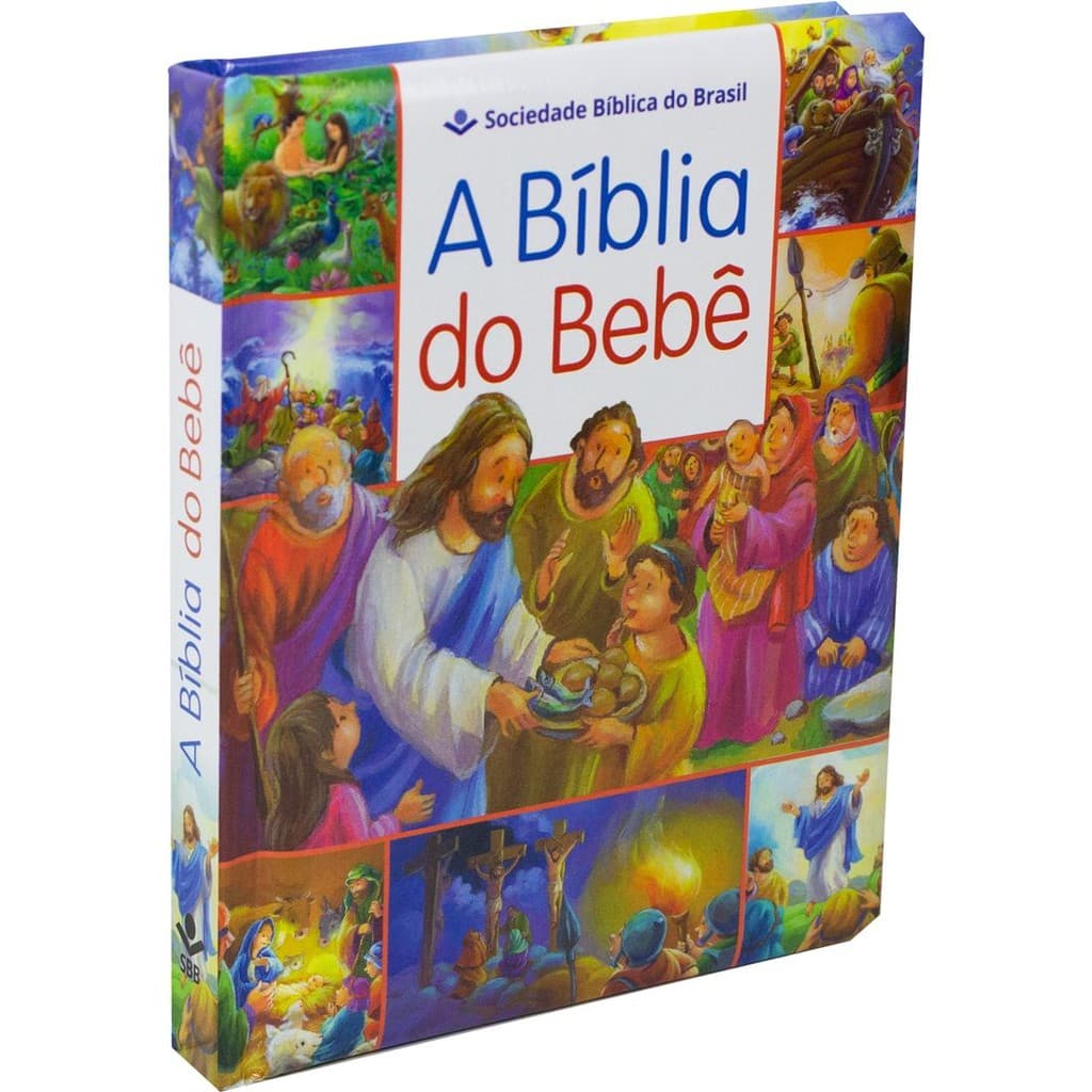 Bíblia Infantil Do Bebê Várias Histórias Da Bíblia Para Crianças Ilustrada Capa Dura Almofadada