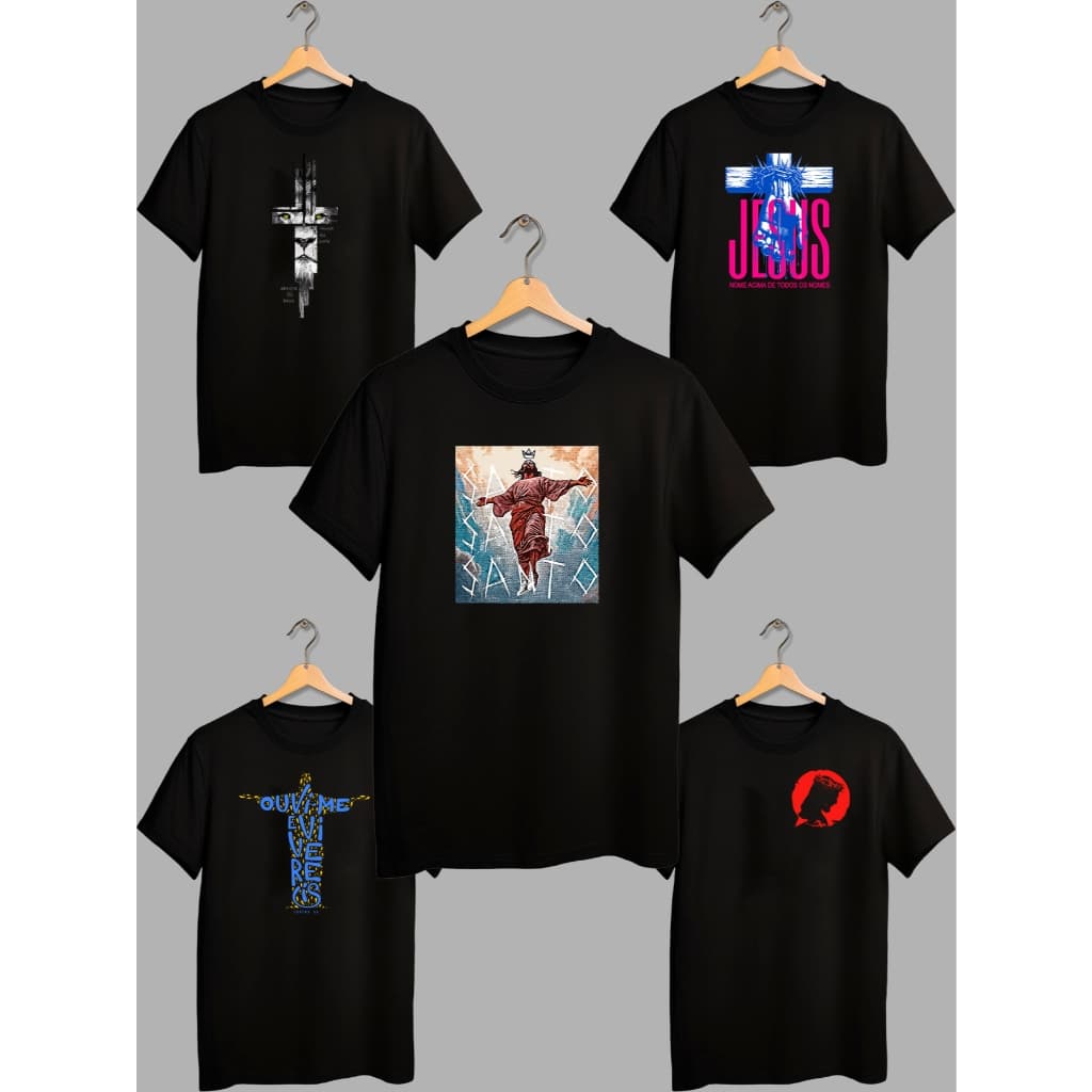 Camiseta Oversized Basica Streetwear unissex Angel Blessed Camiseta Gospel camiseta cristã Malha Penteada