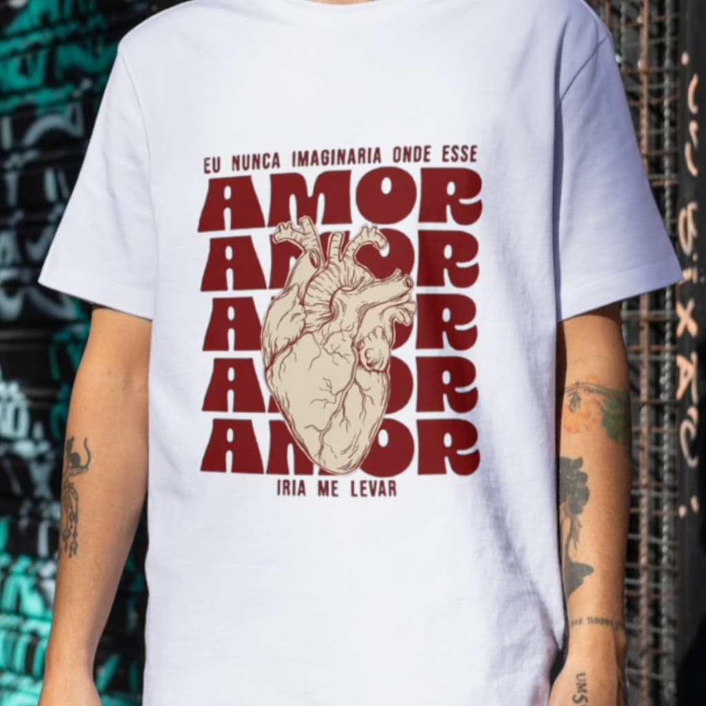 Camiseta Cristã Evangélica Personalizada - Moda Cristã Jovem - Presente Jovem Cristão