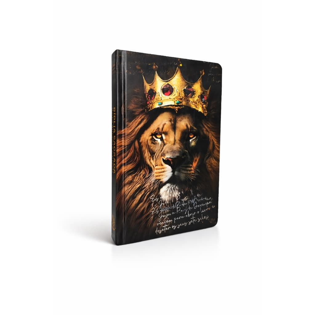 Bíblia Sagrada ARC | Bíblia ARC Slim Capa Dura Rei dos Reis com Harpa e Corinhos | Leitura Confortável | Edição Completa