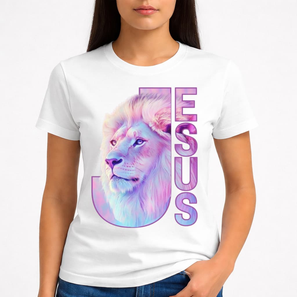 Camiseta Feminina Cristã Camiseta T-shirt Camiseta Gospel Jesus