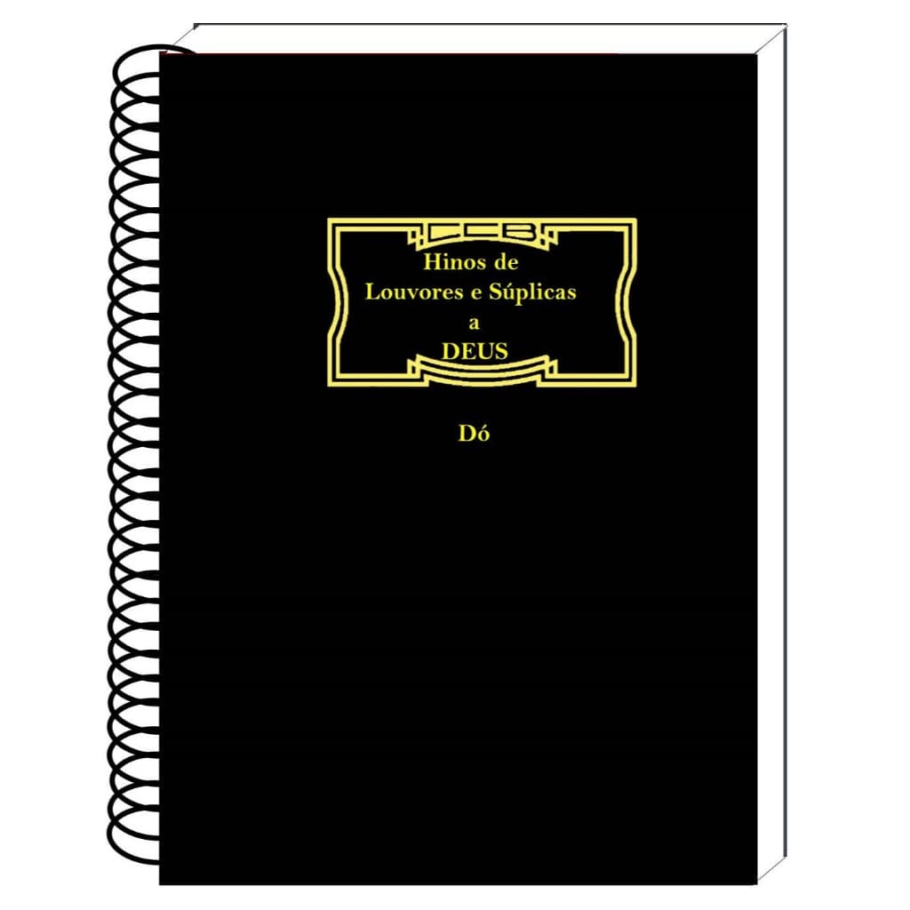 Hinario nº 5 - Dó Com Partitura Grande A4 -ccb - capa  simples flexivel
