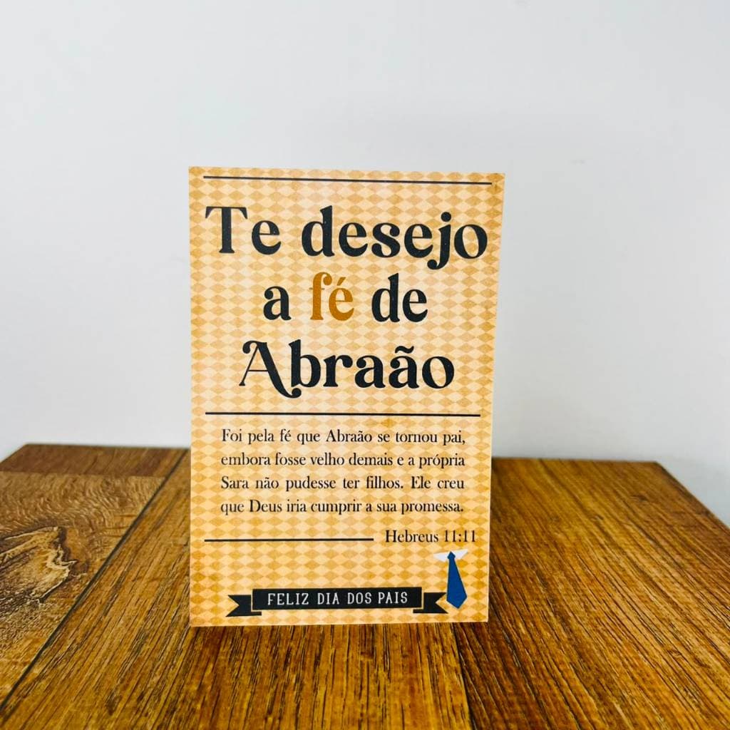 Kit Cartões e Tags para Cestas Presentes Igrejas Dia dos Pais Cristão Presentes