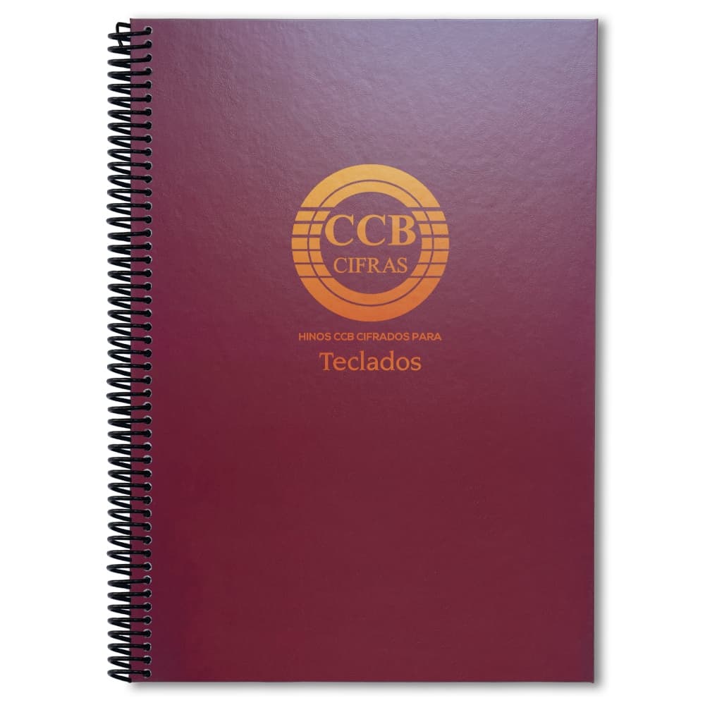 Hinário Cifrado CCB Cifras Teclados Com Capa Dura
