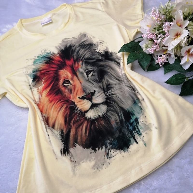 Camiseta Leão de Judá , camisetas cristã, gospel, leão de juda, camiseta leão de Judá, colorida, camiseta feminina, moda Evangélica, moda cristã.