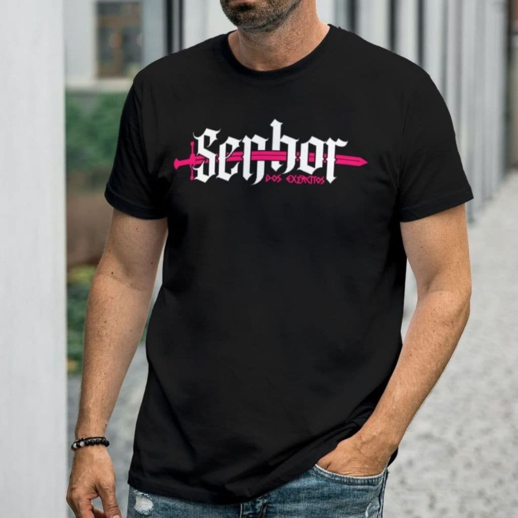 Camiseta Senhor dos Exércitos moda cristã camisetas cristãs