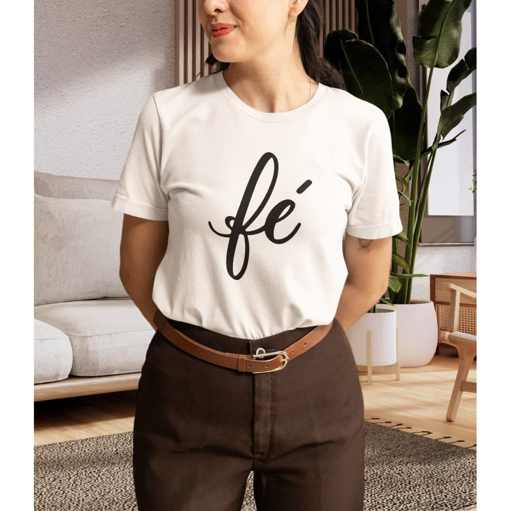Blusinha Feminina Gospel Estampa Evangélica Moda Cristã Camiseta - 100% Algodão T-shirt Gospel