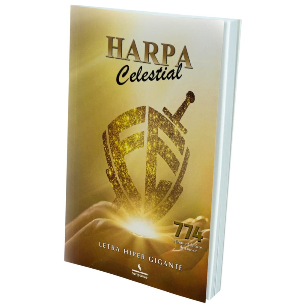 Harpa Brochura - Harpa Cristã 774 Letra Hiper Grande Hinos E Cânticos Luxo