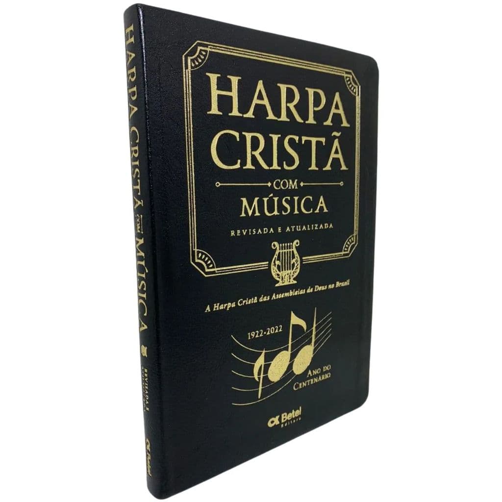 Harpa Cristã Com Música Preta Edição Revisada E Atualizada Harpa Das Igrejas Assembleias De Deus