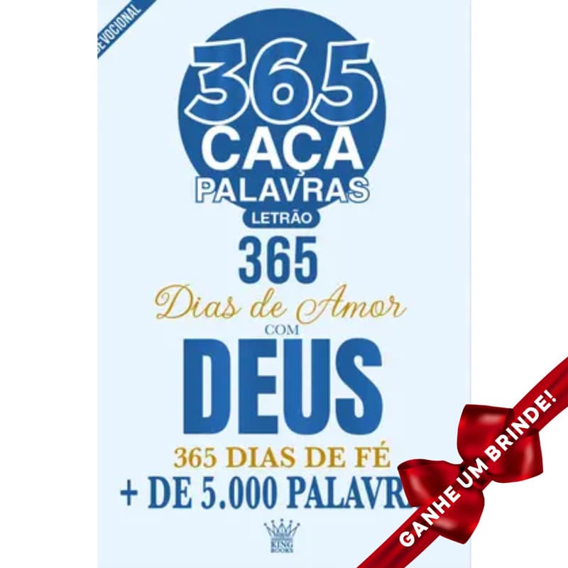 Livro Almanaque Passatempos Sabe-tudo 365 Caça-palavras Editora Online Cristão Evangélico Gospel