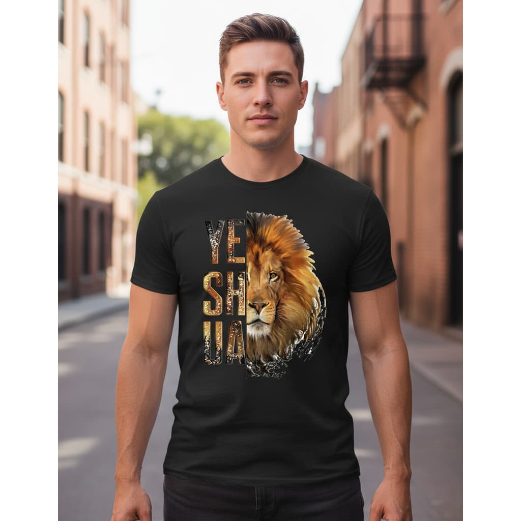Camiseta Camisa Yeshua Leão De Judá Gospel Algodão gospel