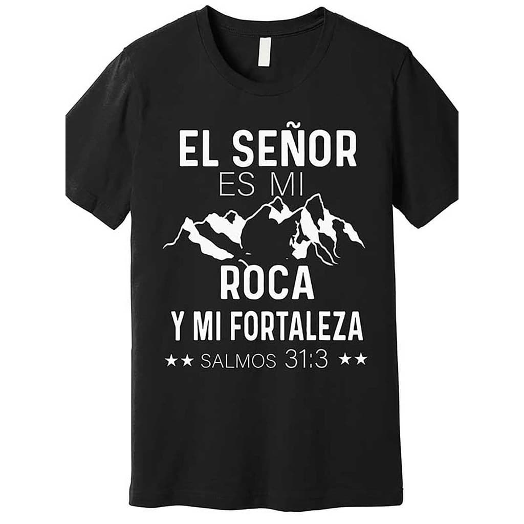 【Camiseta Cristã Premium】Camiseta Cristã Premium Espanhola, Série Divertida de Camisetas Masculinas de Manga Curta, Pret