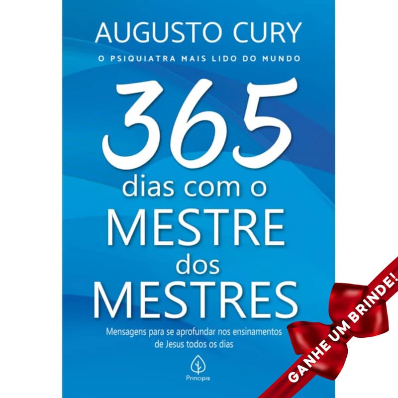 Livro 365 Dias com o Mestre dos Mestres Principis Cristão Evangélico Gospel Igreja